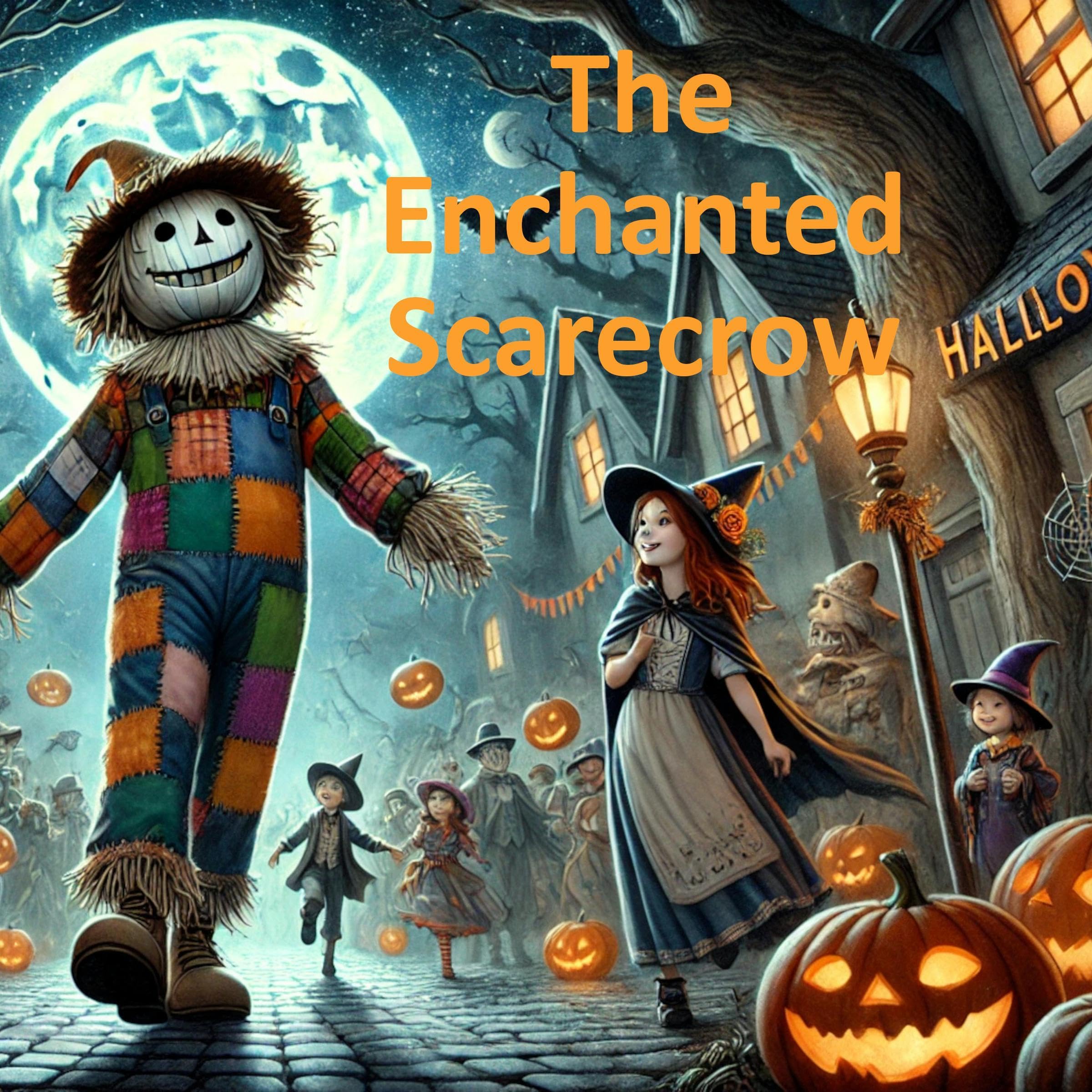 Cover art for The Enchanted Scarecrow