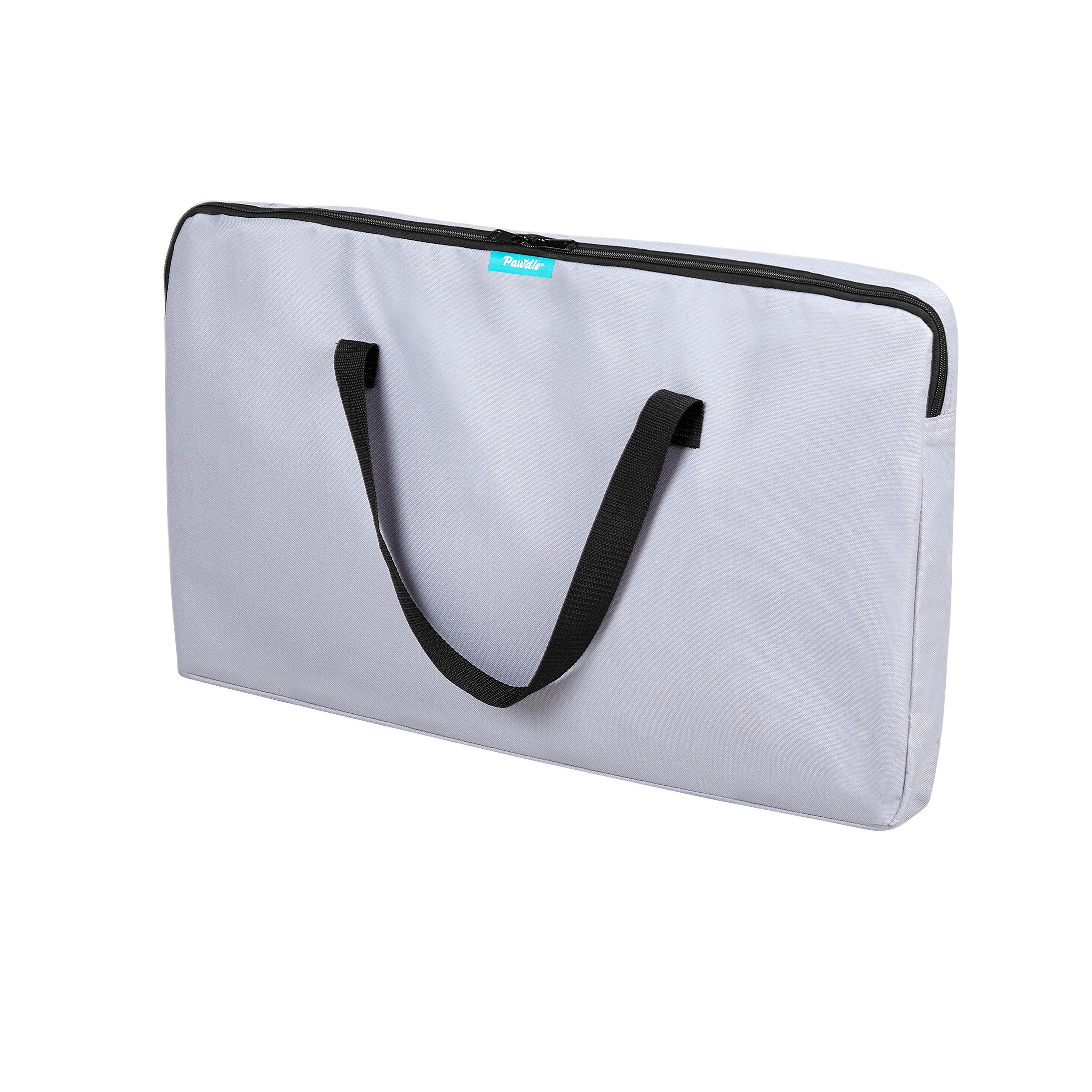 Deluxe Premium - Box portatile per cani, gatti, gattini e tutti gli animali domestici (M, grigio)