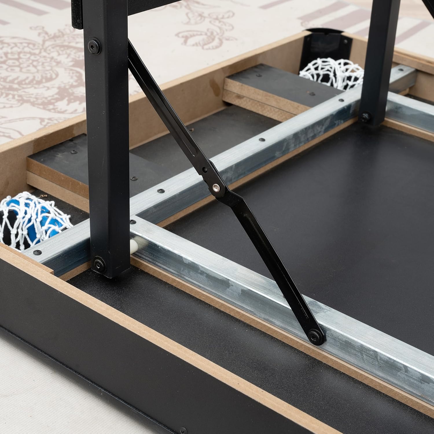 Children's Pool Table with Billiard Set, Family Game Cheap Pool Table Table for Indoor Play, Compact 48-Inch Folding Billiards Table with Balls and Cues for Kids and Adults, Includ