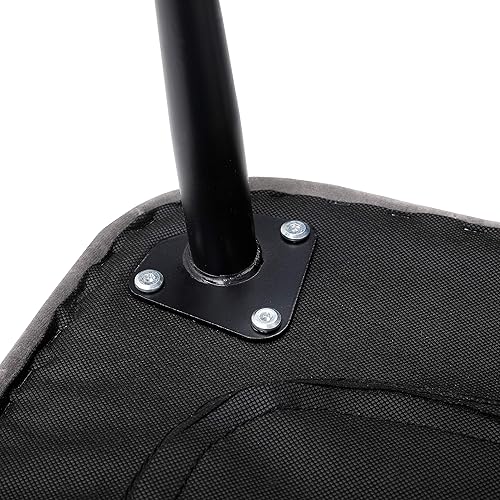 Miniatura 16 de BIRDROCK HOME Taburete otomano de terciopelo con curva capitonada, reposapiés acolchado tapizado para sala de estar o dormitorio, silla decorativa