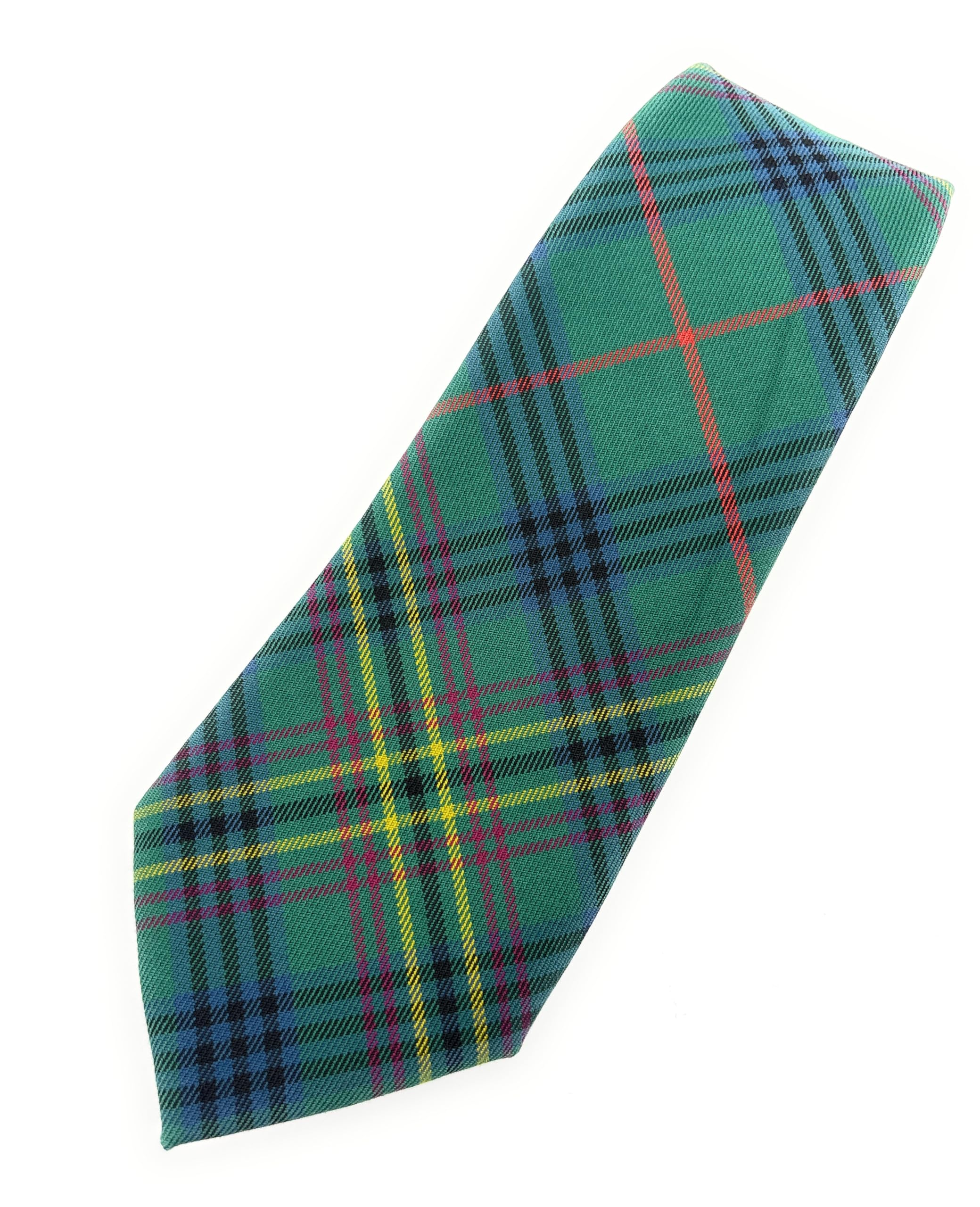 Scottish Essence Kennedy Ancient Scottish Tartan Necktie, Traditional Clan Pattern, Made In Scotland, Multiple Tartans Available (Kennedy Ancient)