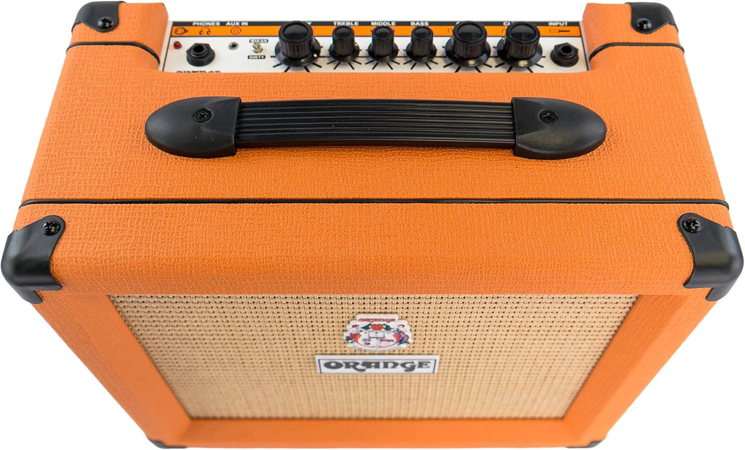 Orange Crush 20-Watt Guitar Combo Amplifier Bundle with Instrument Cable and Austin Bazaar Polishing Cloth