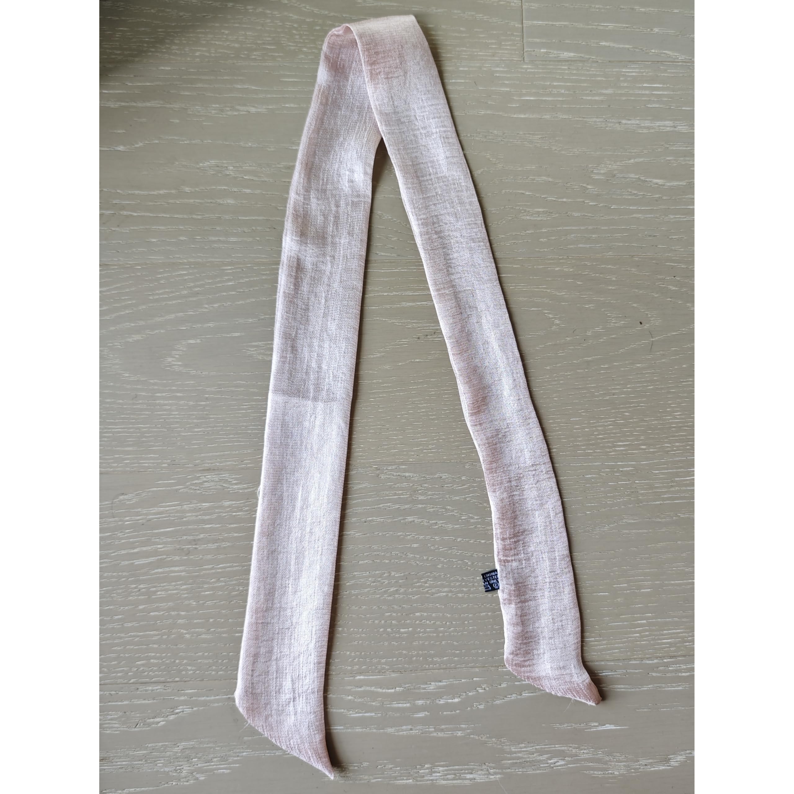 GIMIRO Bufanda de lino de imitación Elegante, 95 x 5 cm, Cinturón Flexible, Accesorio Versátil para Cuello y Cabello