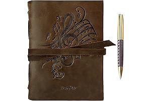 Leather Bound Song Book Journal: The Perfect Gift for Musicians