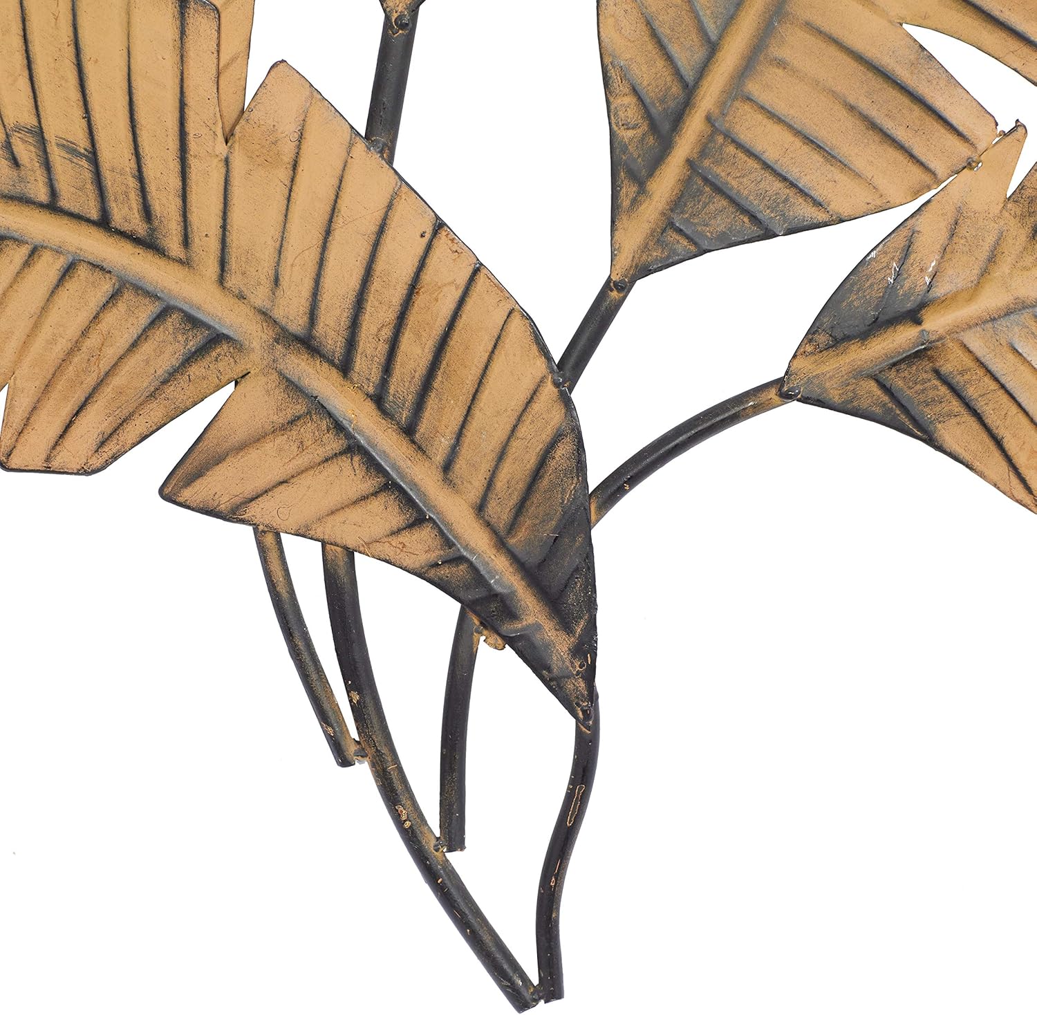 Promo Discount Up To 70% Off Deco 79 97920 Metal Palm Wall Decor, 35W x 34H