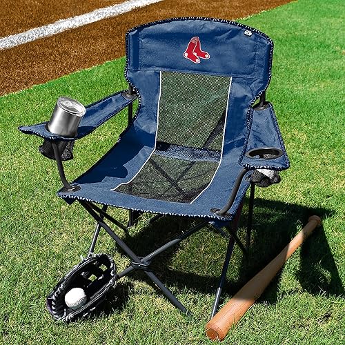 Miniatura 7 de Equip Outfield Sports - Silla plegable para ventilador de Boston Red Sox