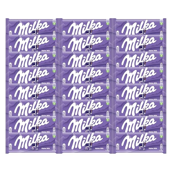 Milka Alpine Milk Chocolate, 100g