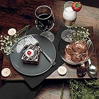 Vista 6 de Paquete de 500 servilletas de cóctel de papel – Servilletas de 3 capas negras de calidad – Servilletas de restaurante, evento y bar – Servilletas