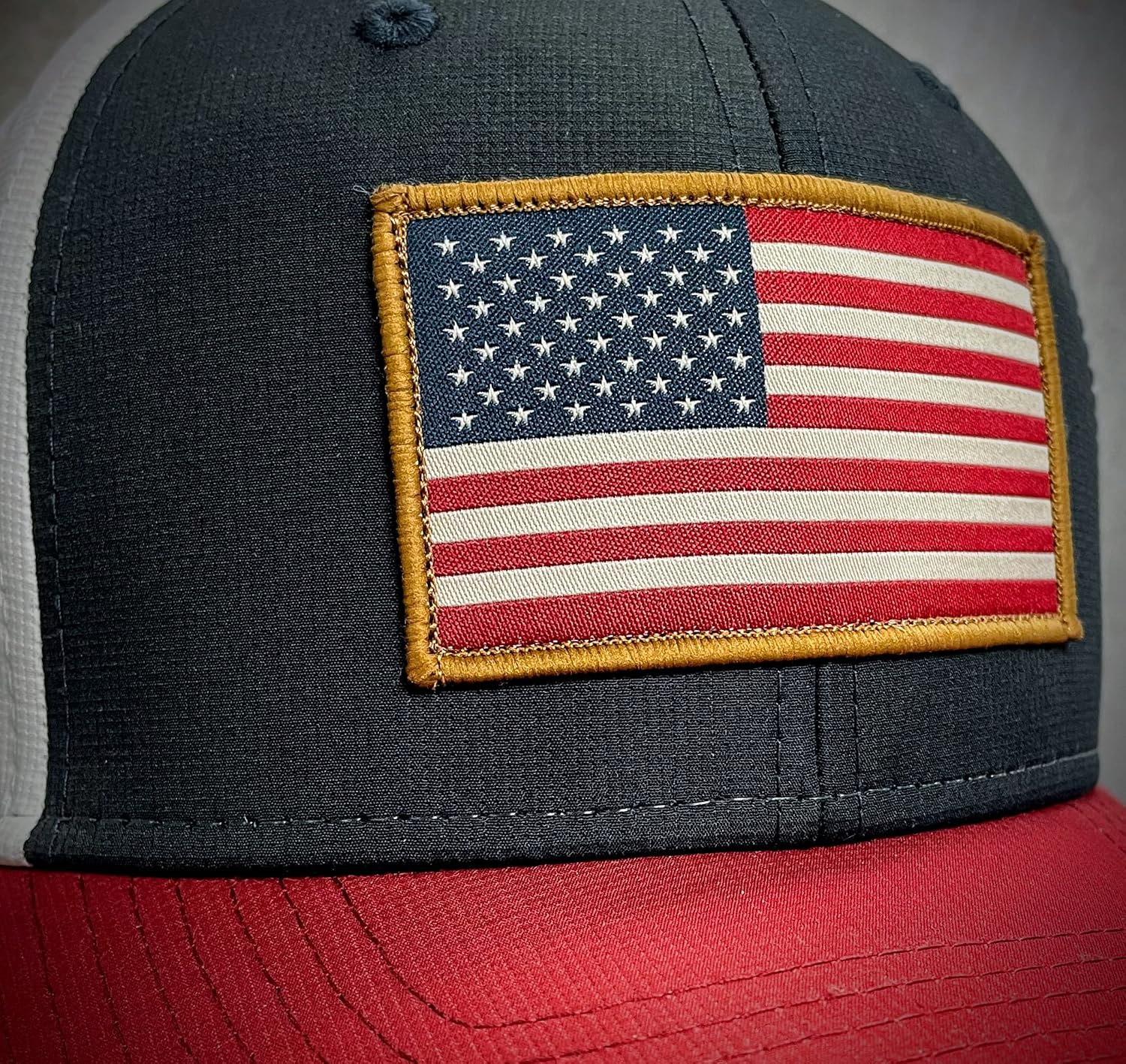 Paramount Outdoors American Flag Hats for Men Patriotic Americana Baseball Flag caps American Fit Comfort Snap Snapback