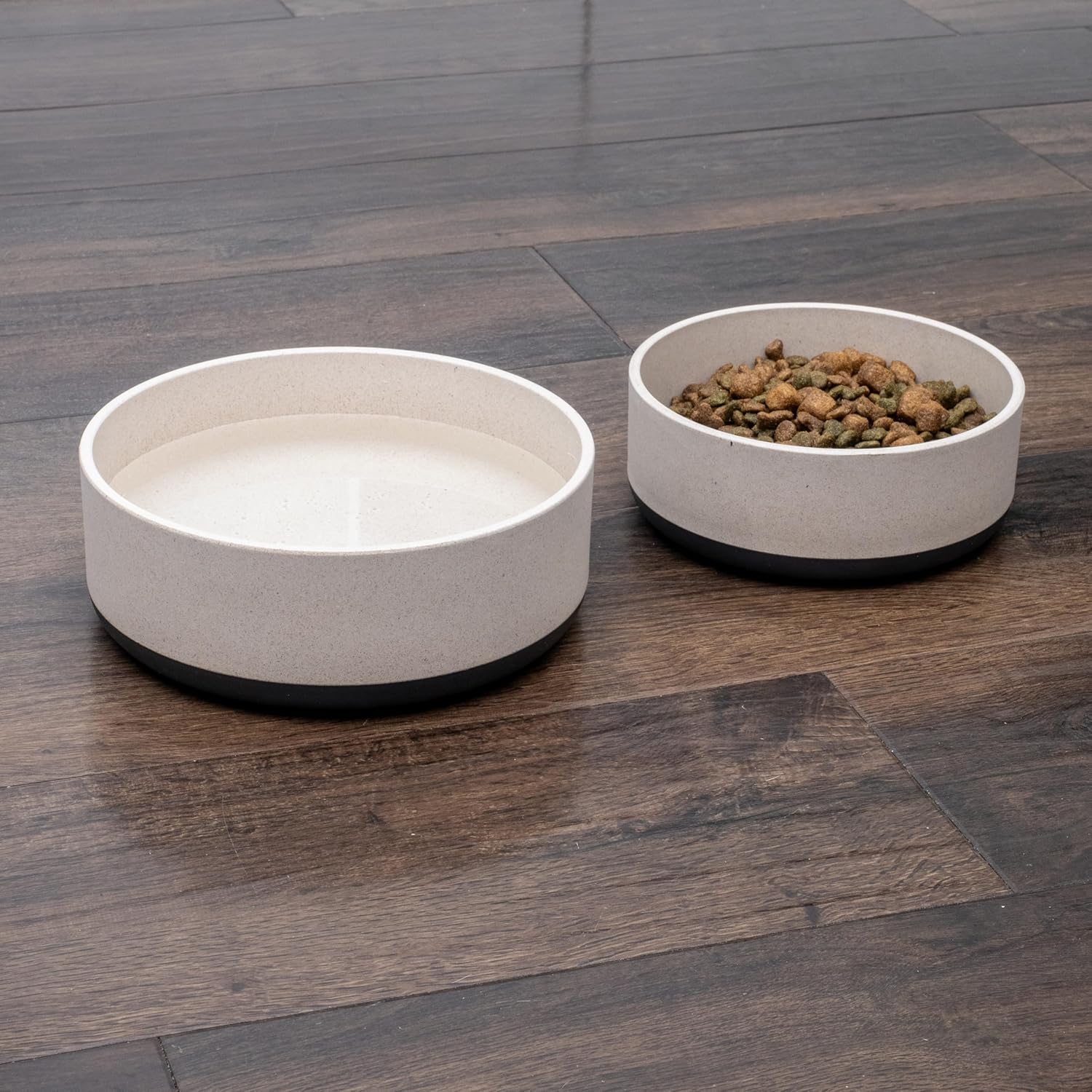 Titan Bamboo Dog Bowl Medium with Ultra Grip Rubber Base Pet Bowl 7 inch - Image 6