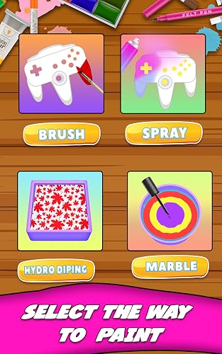 Jeux de peinture pour contrôleur : étui de téléphone pour manette de jeu ASMR – vue 5