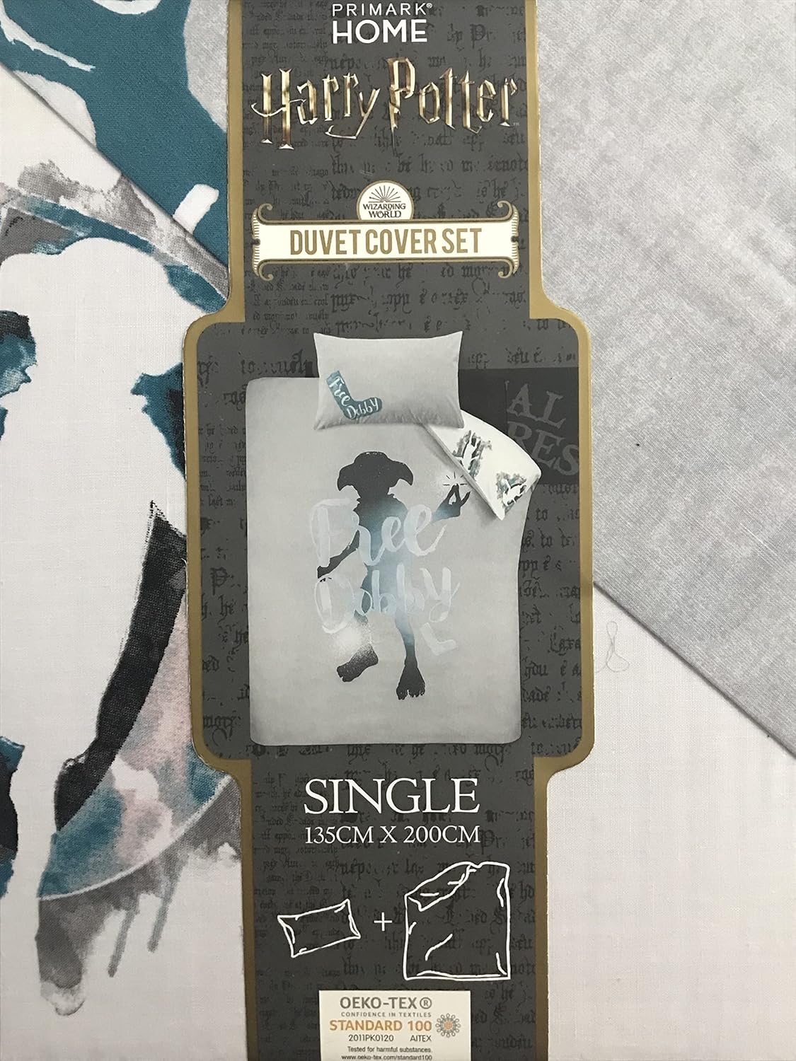 Harry Potter Free Dobby House Single Duvet Set Reversible Bedding Set