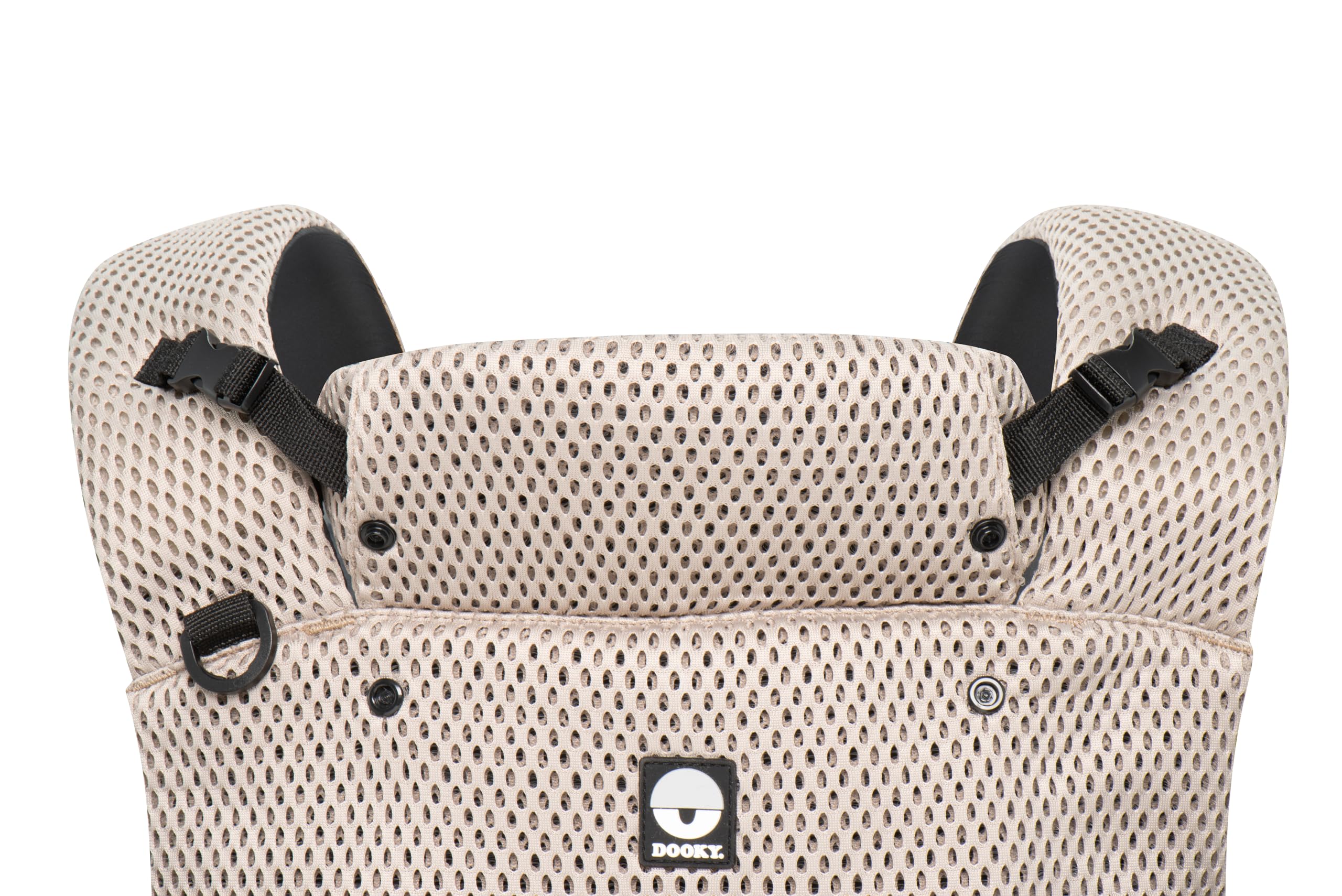 Dooky Urban Comfort ergonomiczne nosidełko dla niemowląt (odpowiednie dla dzieci w wieku 0-3 lat i 3,5-15 kg, oddychający materiał, trzy różne możliwości noszenia), kolor: beżowy desert