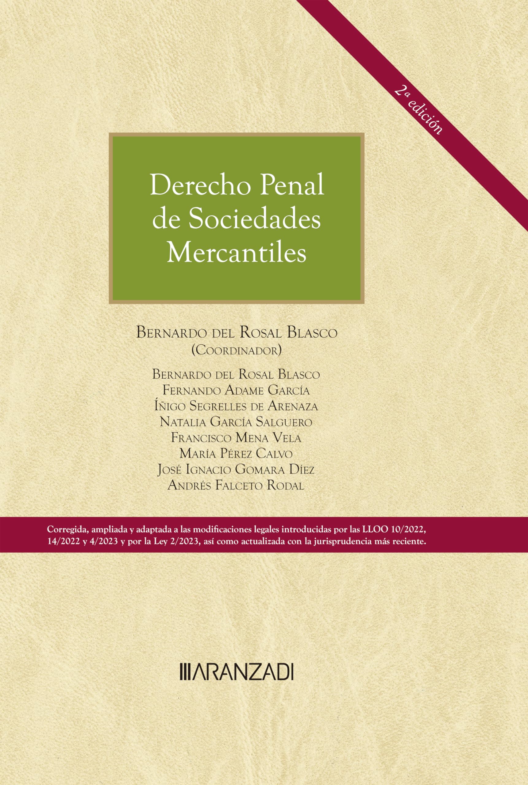 Derecho Penal de Sociedades Mercantiles (2.ª Edición) (Gran Tratado)