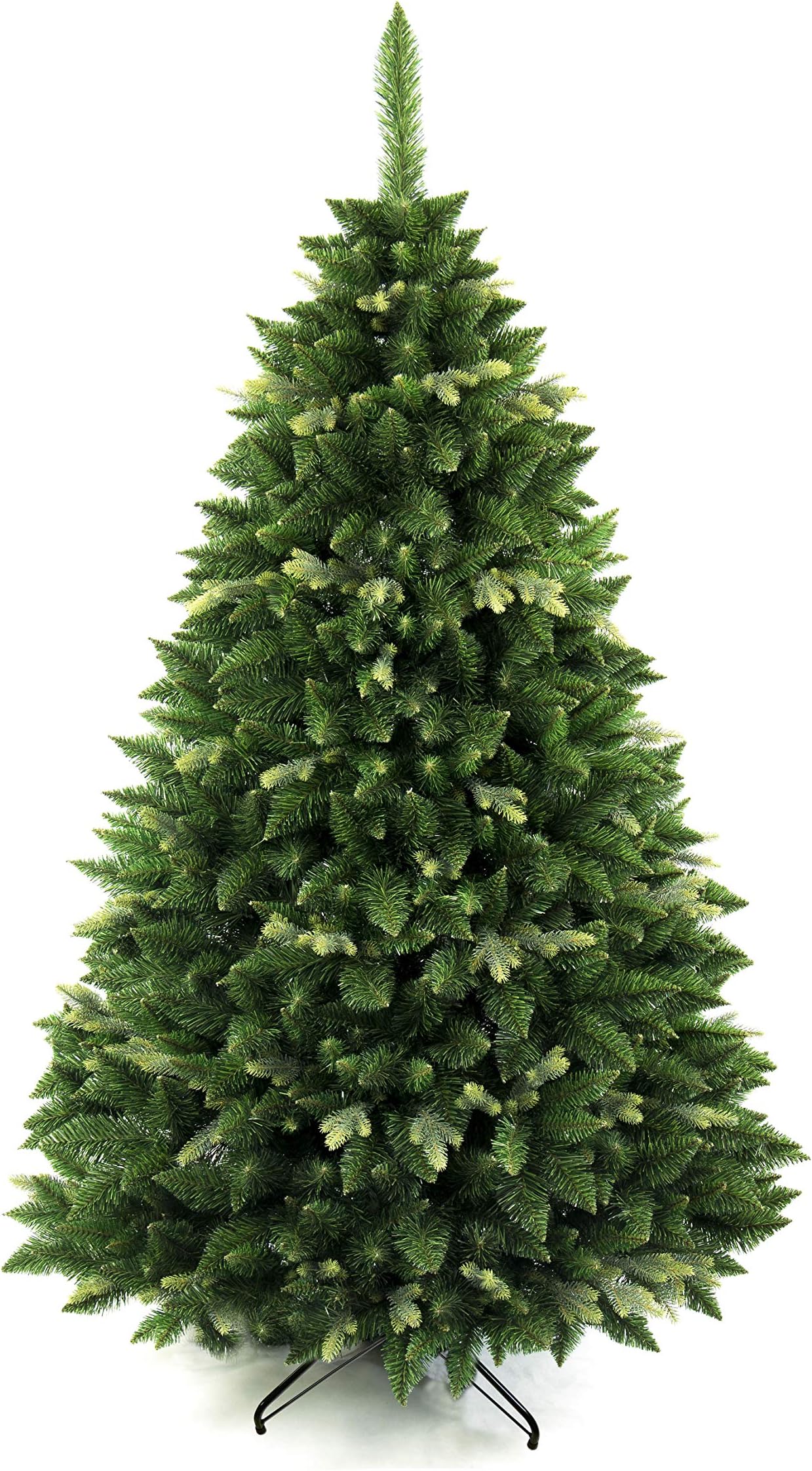CHRISTMAS TREE New Boxed Traditional Forest Green Luxury TREE (Scots Pine, 220 cm)