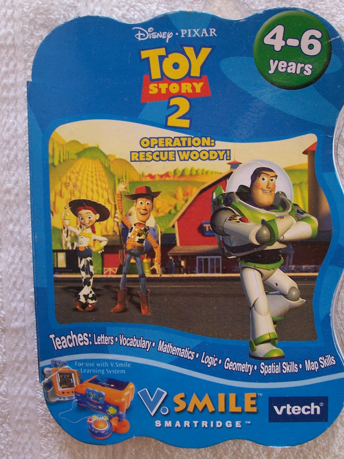 Jeu VTech V.Smile - Toy Story 2 : Buzz à La Rescousse ! - Excellent état Complet
