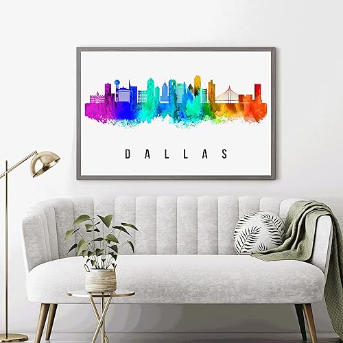 Vista 136 de Póster de Atlantic City Skyline New Jersey, pintura de paisaje urbano de Atlantic City, póster de Atlantic City New Jersey, impresión de paisaje