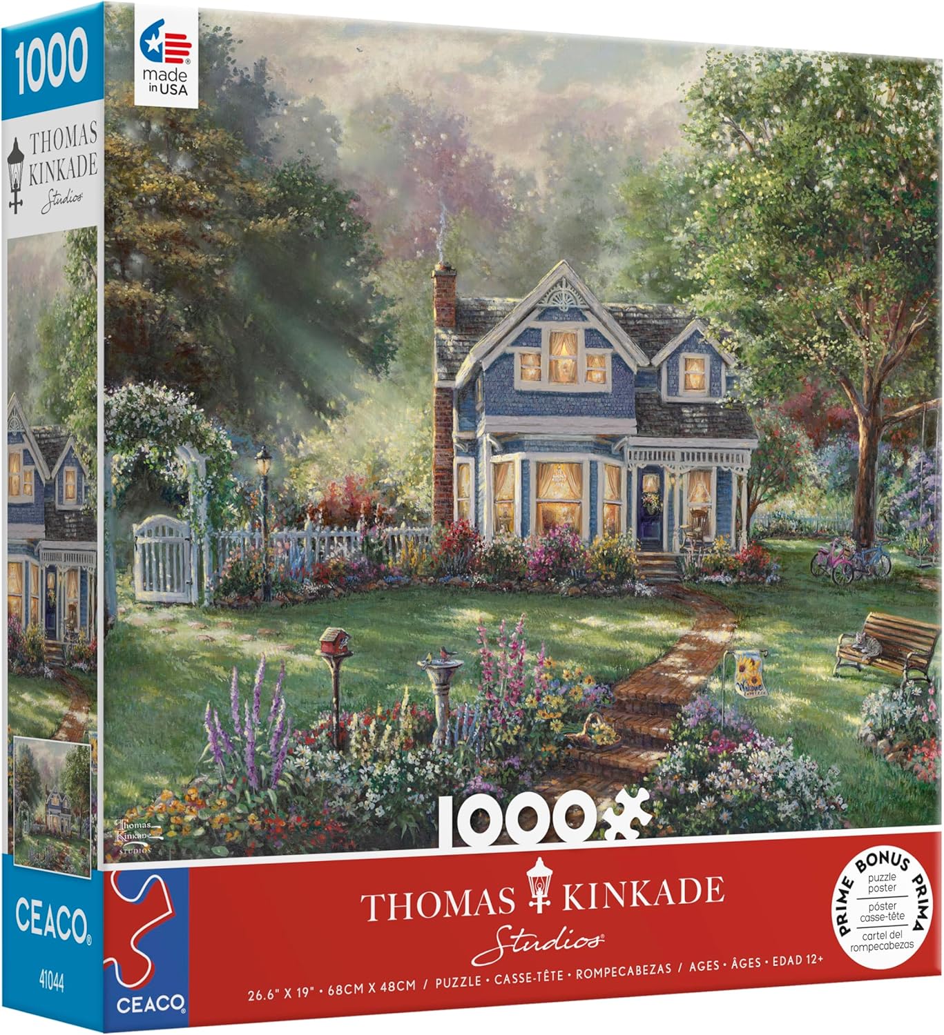 Ceaco - Thomas Kinkade - Springtime Memories - 1000 Piece Jigsaw Puzzle