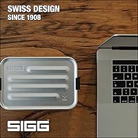 Vista 6 de SIGG - Lonchera de metal Plus - Envase de alimentos con compartimentos - Diseño suizo - Apto para lavavajillas - Ultra ligero - S/L