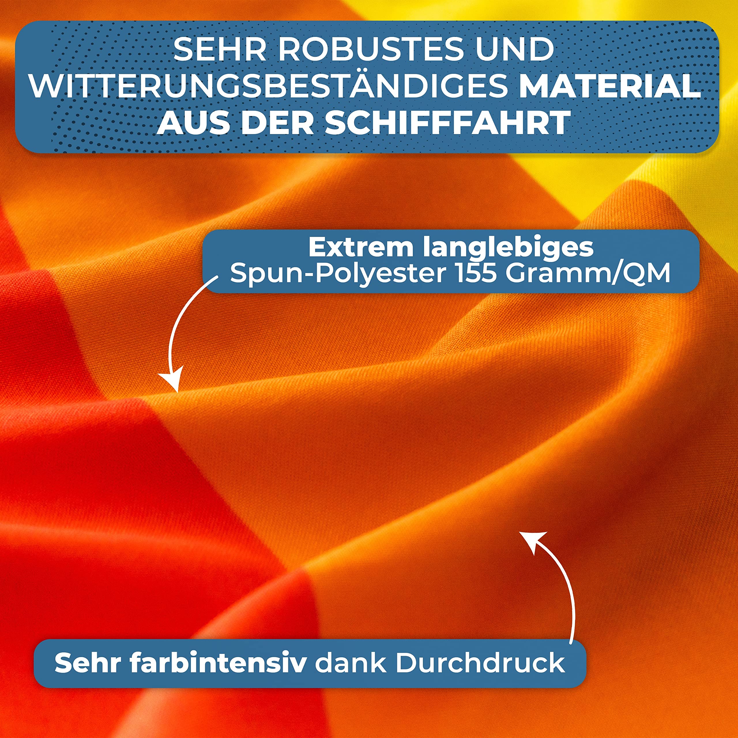 Bandera De Alemania Con Ojales Metálicos 60x90cm 90x150cm Bandera