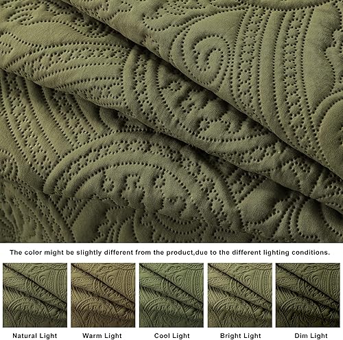 Miniatura 6 de Juego de ropa de cama bohemio con fundas de almohada, colcha ligera y suave, manta acolchada, funda delgada para todas las estaciones, 3piezas, 104