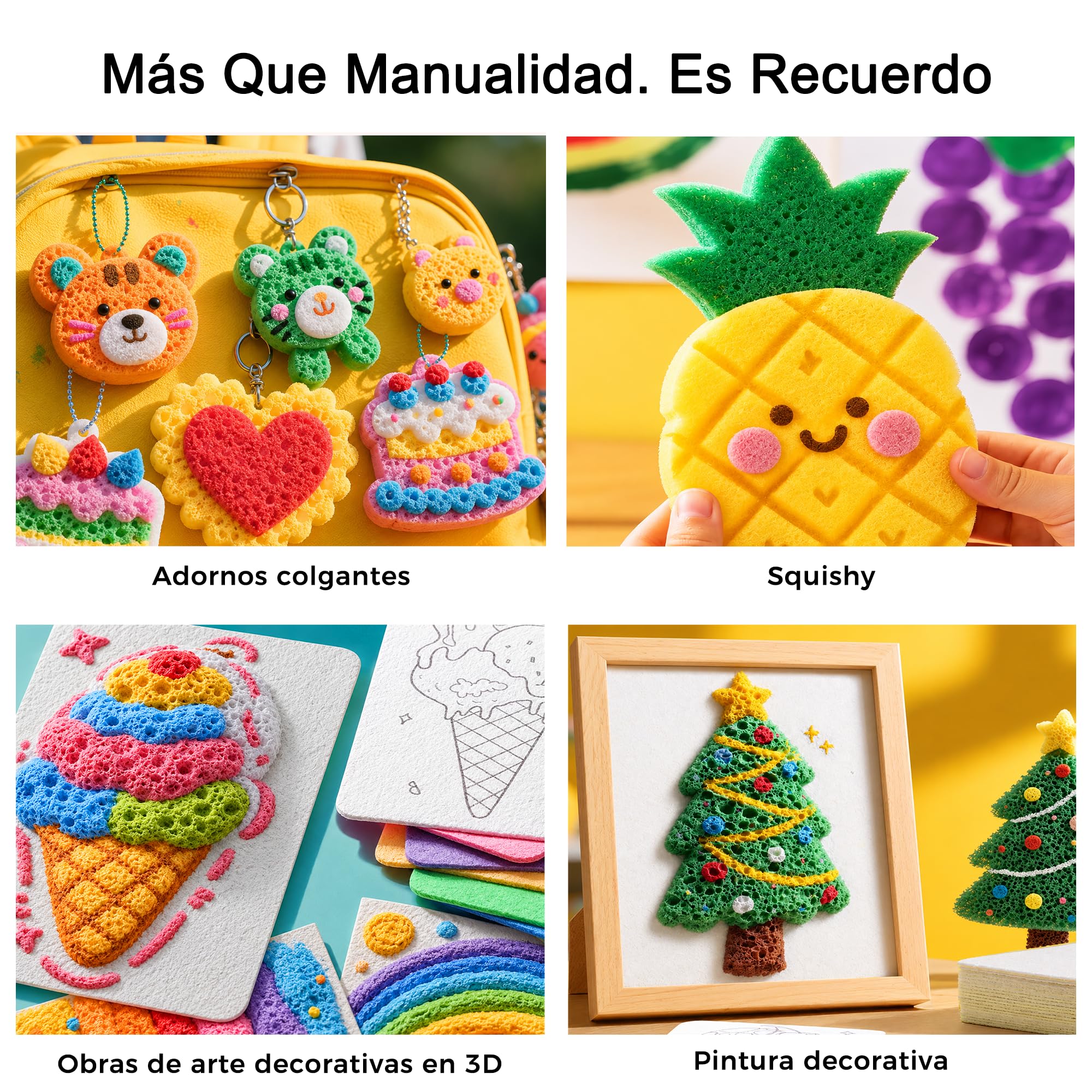 RuiHawk Kit de Pintura Mágica de Espuma 3D, 75 Piezas – Pintura Hinchada DIY con 24 Bolígrafos Acrílicos, 38 Hojas de Textura y Cuentas, Regalo Creativo para Niños 5, 6, 7, 8, 9 Años(Bolsa Incluida)