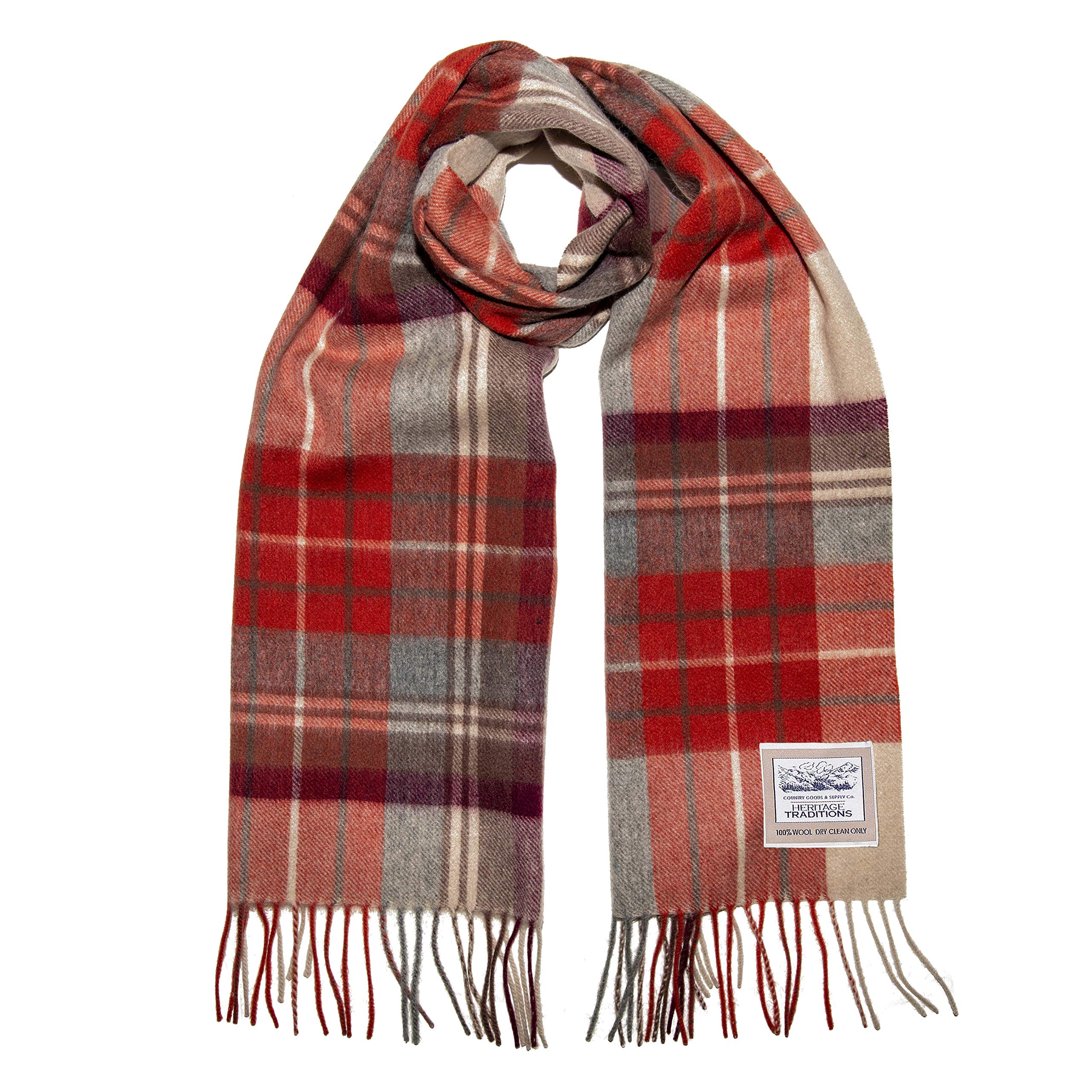 Heritage Traditions100% Pure Wool Tartan Scarves Shawls and Wraps