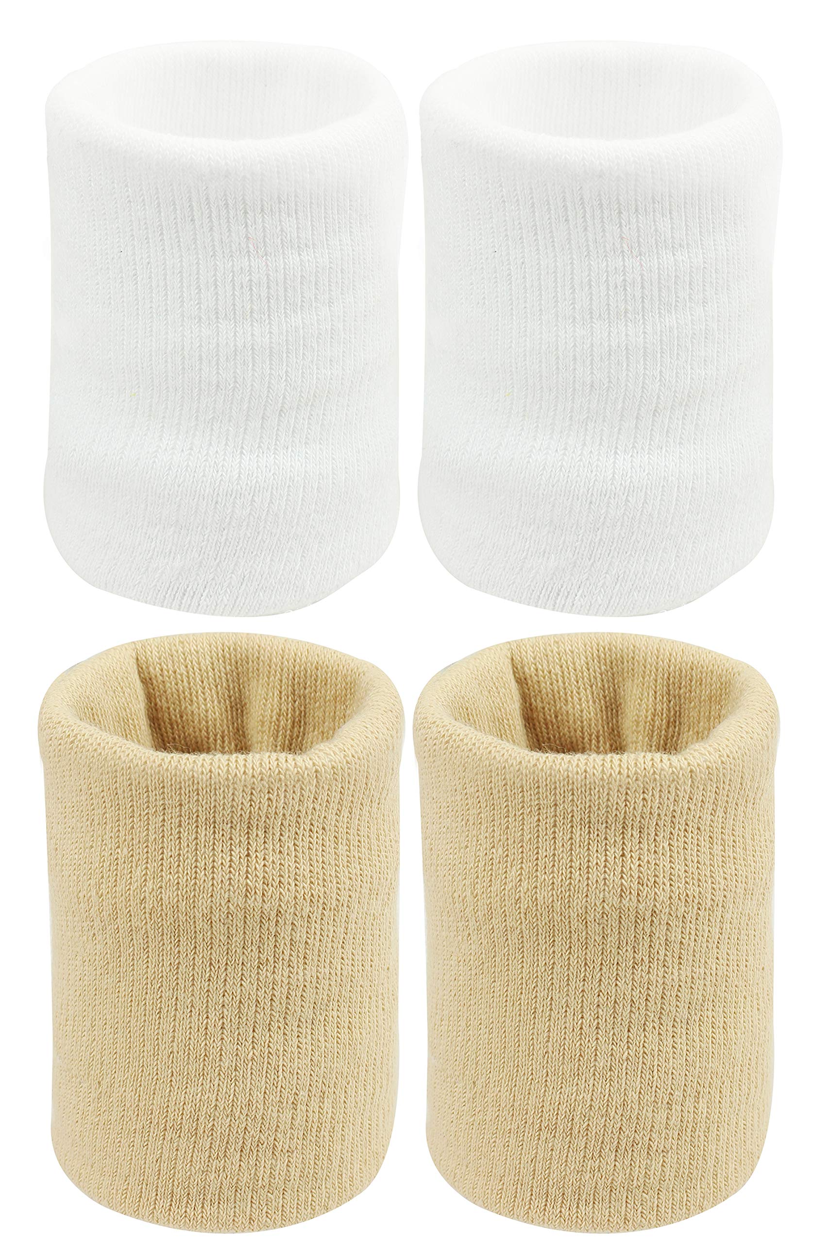Neska Moda Unisex White and Beige Cotton Wrist Band-MFN (B07T68XY2S) Amazon Price History, Amazon Price Tracker