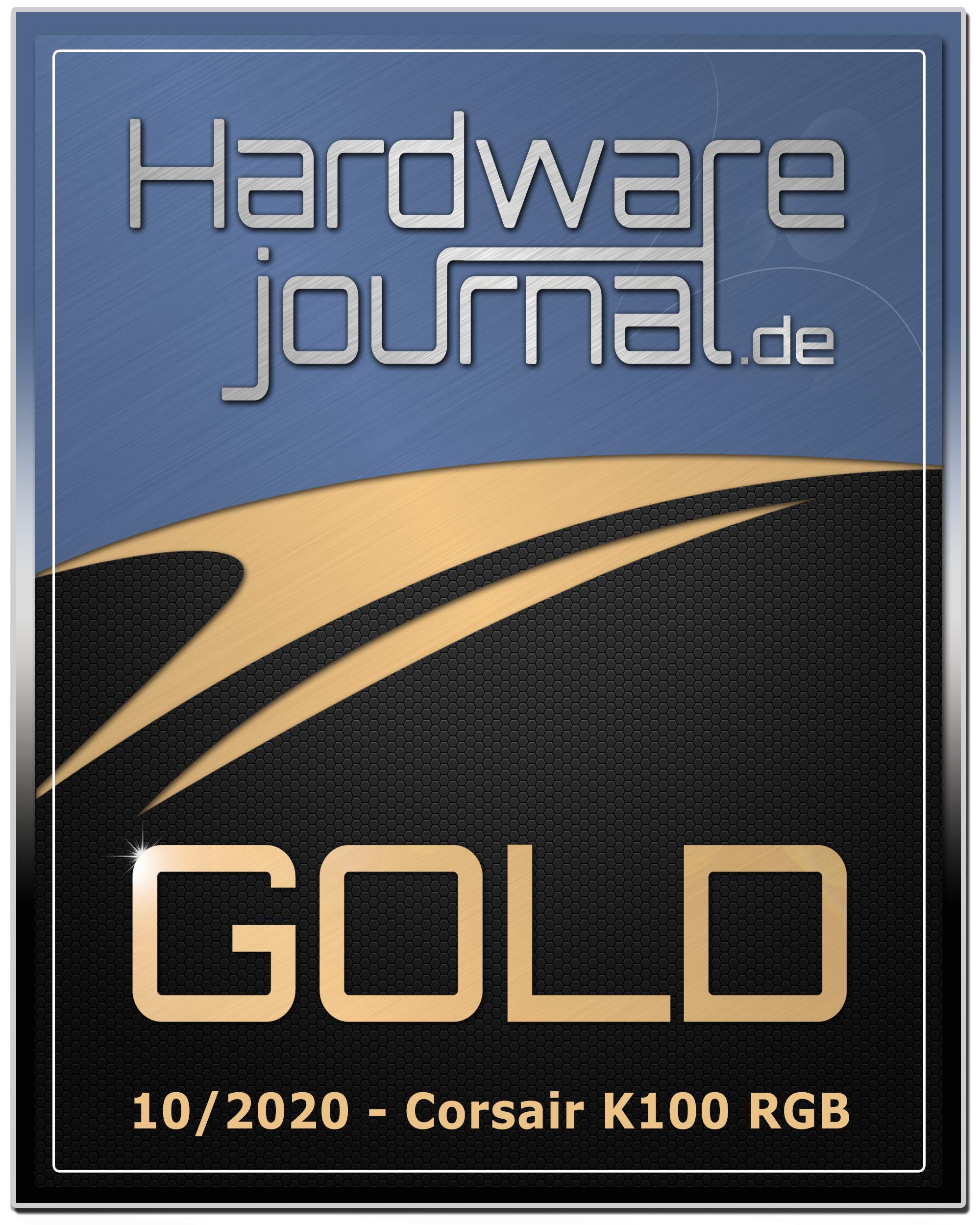 CORSAIR K100 RGB Optisch-Mechanische Gaming-Tastatur OPX Linear PBT Double-Shot QWERTZ DE Schwarz