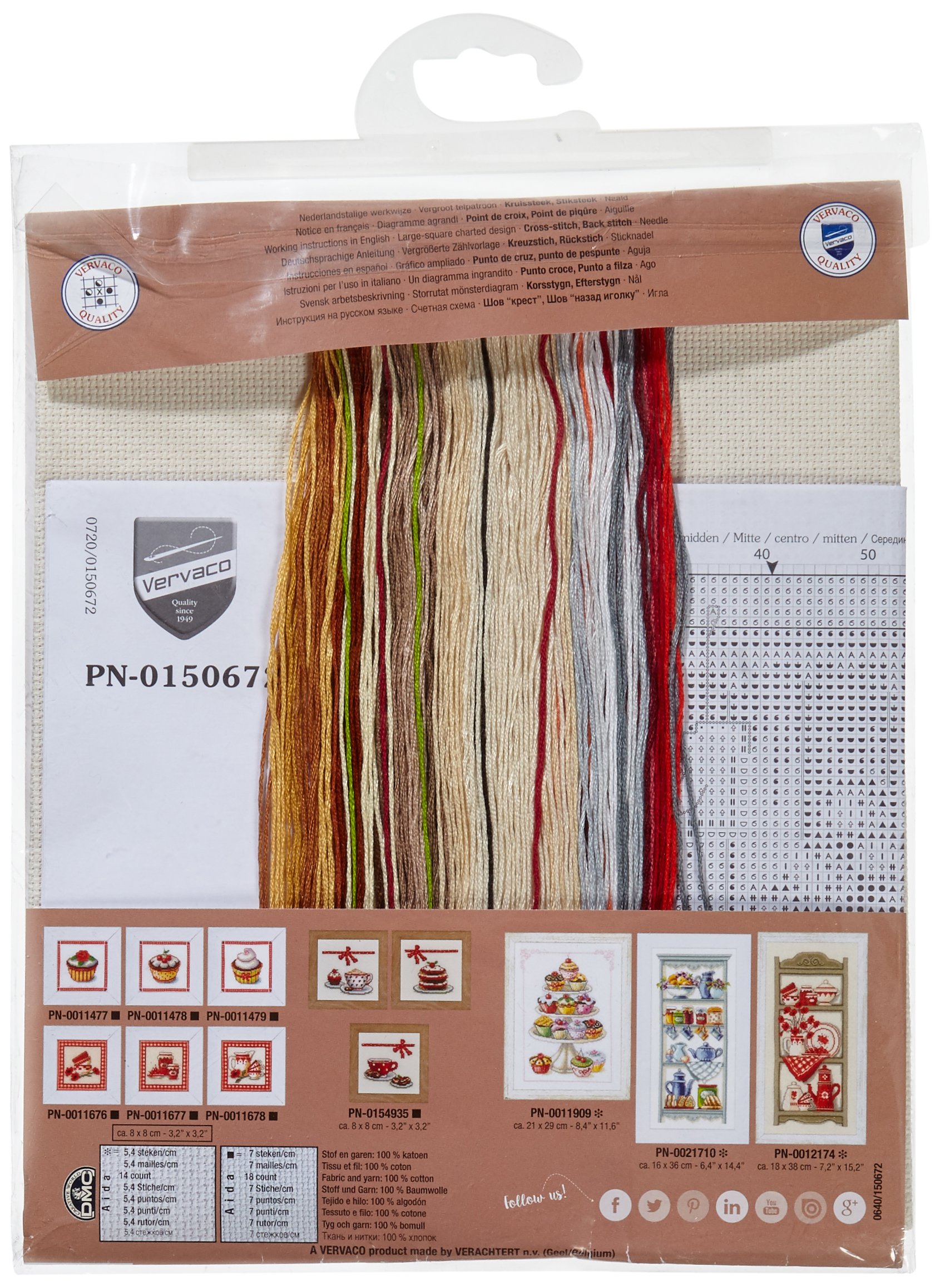 Vervaco Point De Croix Comptu00e9 Kit Tableau Complet Set UNE Armoire De Cuisine