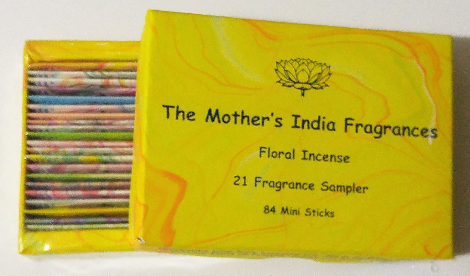 Mother's India Fragrances - 21 Frg. NagChampa Box MiniSampler (4 Sticks Each)