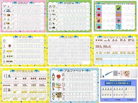 Amazon Co Jp くまモン はじめてのあいうえお 何度でもできる くせのないきれいな字になるひらがなれんしゅうちょう カタカナ練習 ドリルすうじおけいこアルファベット練習ノート13枚セット ブルー 文房具 オフィス用品