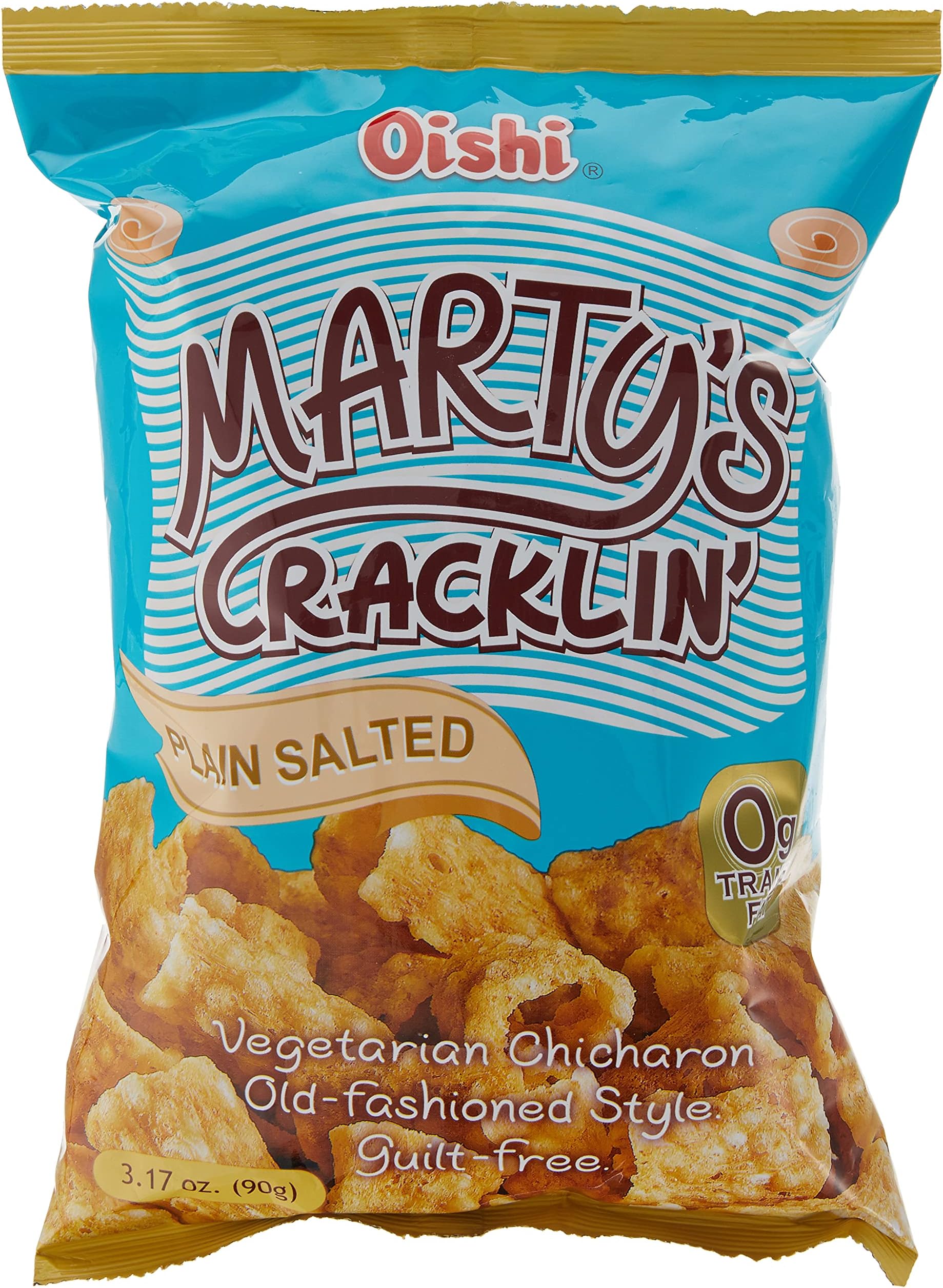Oishi Martys Cracklin Plain Salted - 90 gm
