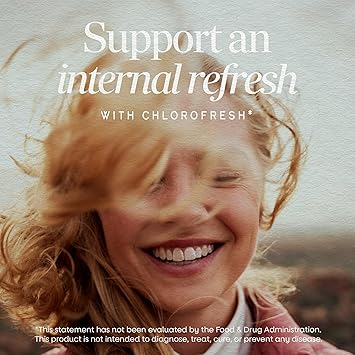 Nature's Way Chlorofresh Chlorophyll Concentrate Softgels, Chlorophyllin Copper Complex, Internal Deodorant Supplement, Supports Healthy Skin and Detox Pathways*, 90 Softgels (Packaging May Vary)