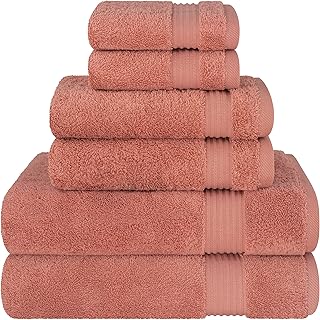 14 Bathroom Color Ideas for Fresh Bright Stylish Palettes 13 Cotton Paradise 6 Piece Towel Set, 100% Cotton Soft Absorbent Turkish To...