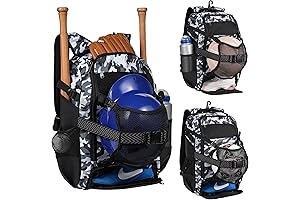 Premium Baseball Backpack: School to Field with Ample Storage and Comfort