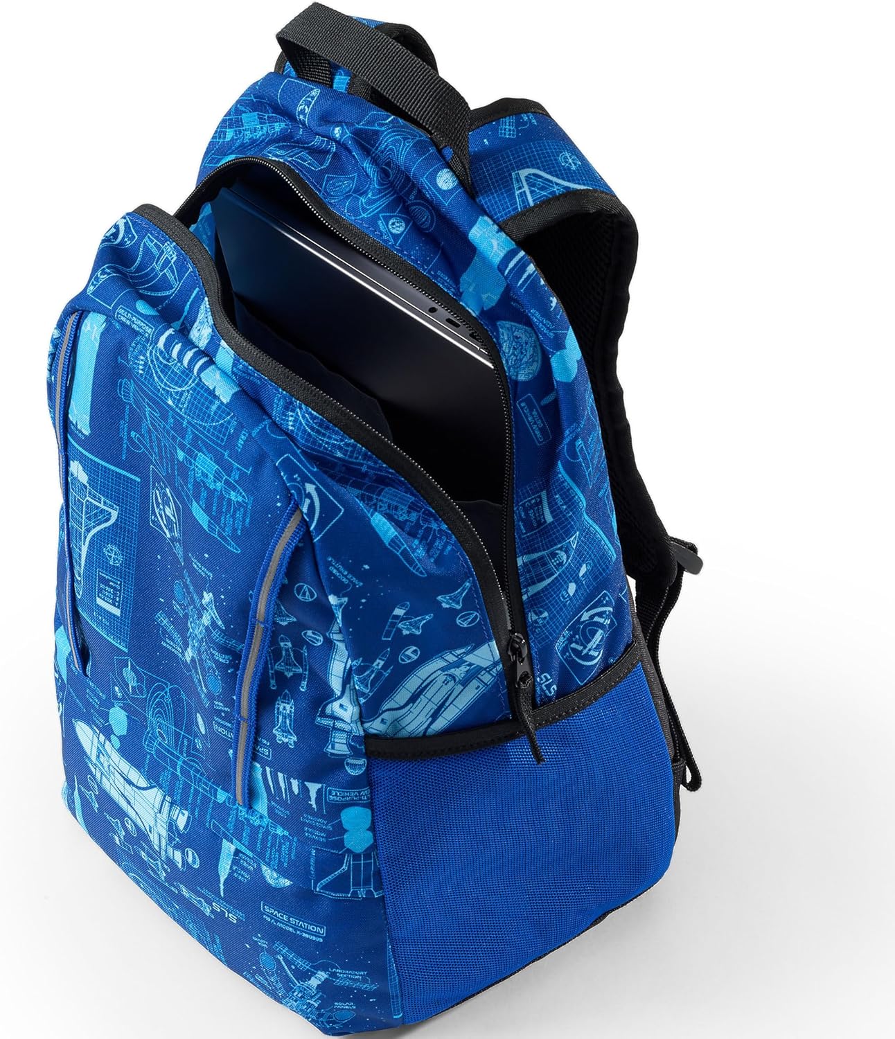 Lands' End Kids' ClassMate Blue Galaxy Space Small - Image 5
