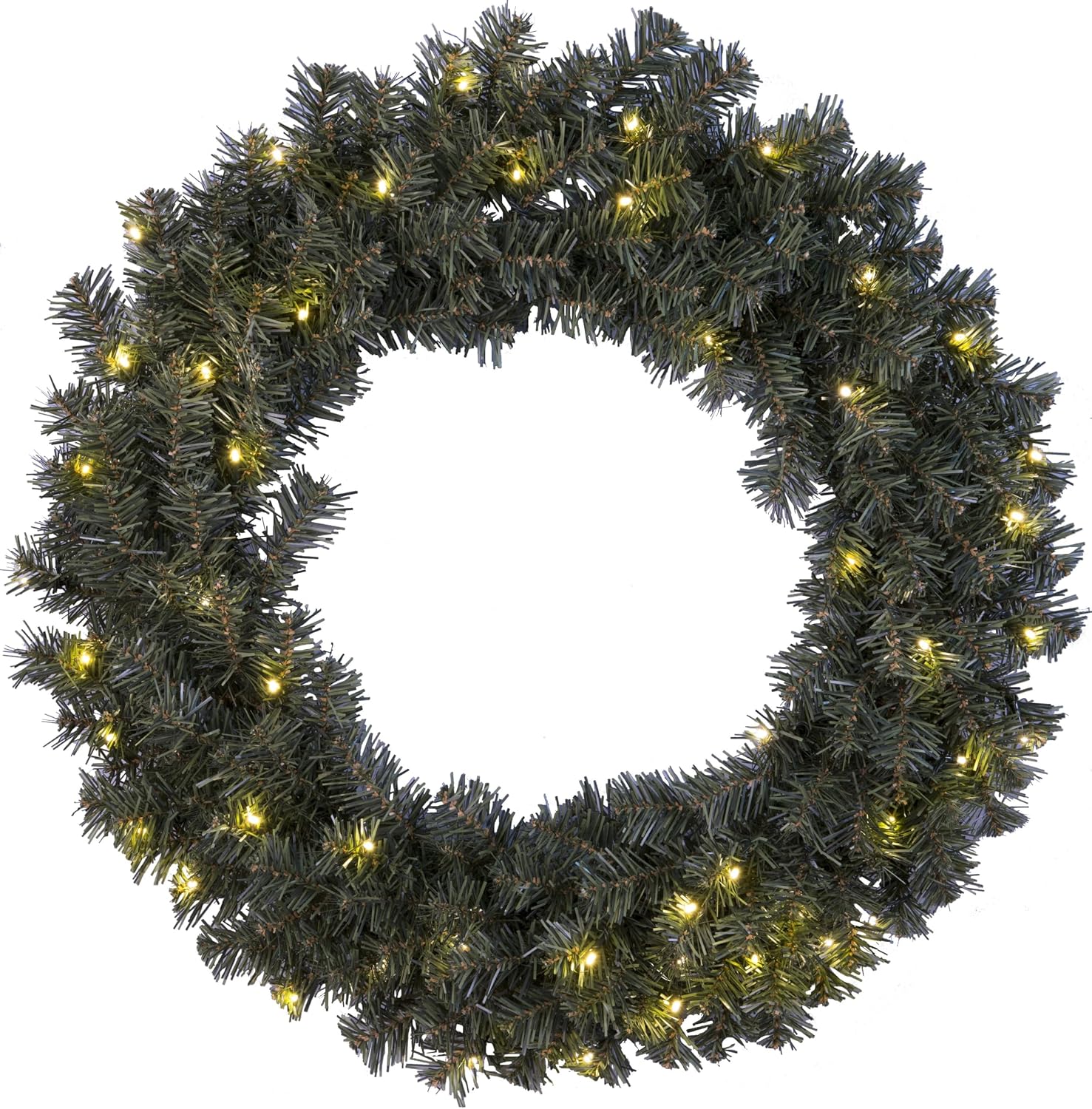 Kerstkrans Verlicht 70 cm LED – afbeelding 2