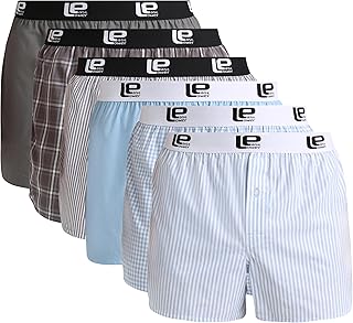 Lower East 6er und 10er Packs: Herren Boxershorts in vielen Farben & Mustern