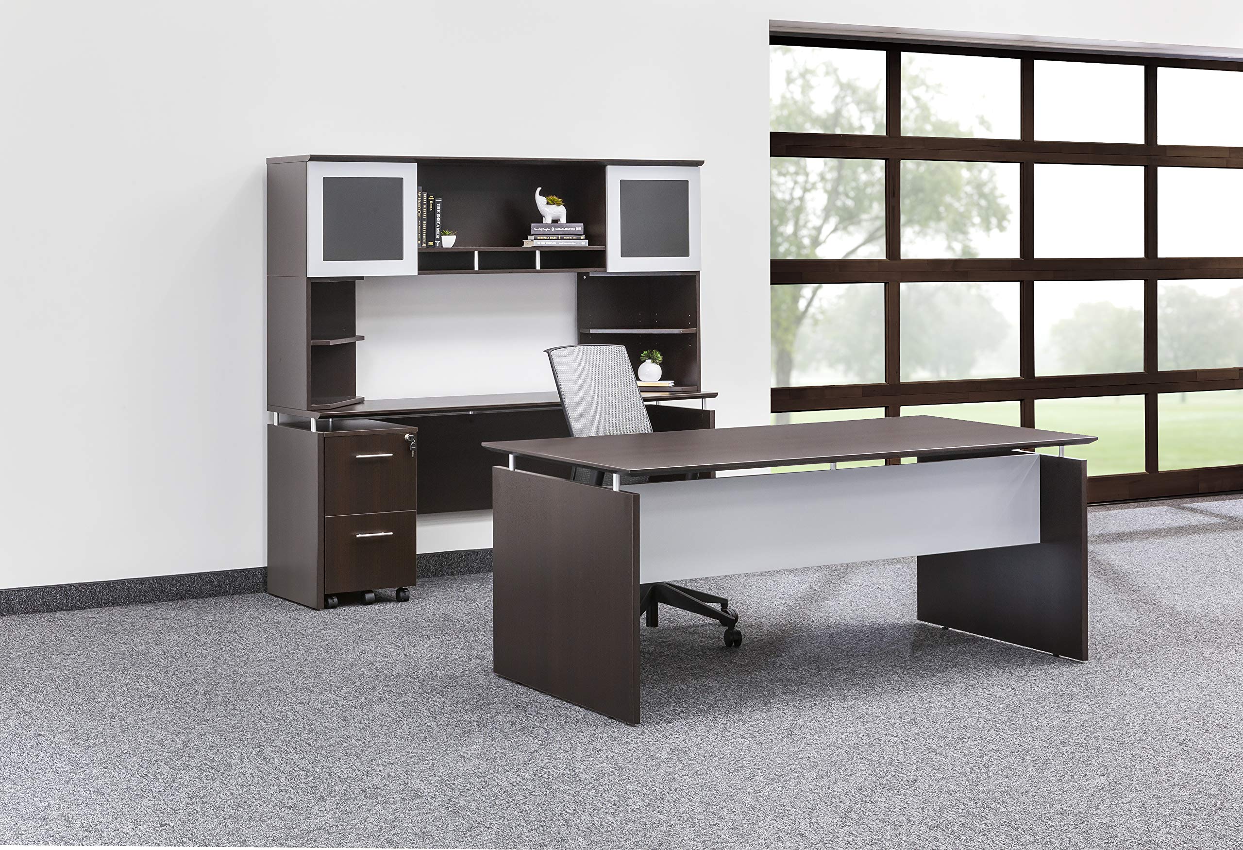 Amazon.com: Safco MNDS63LDC Medina Straight Edge Desk, 63