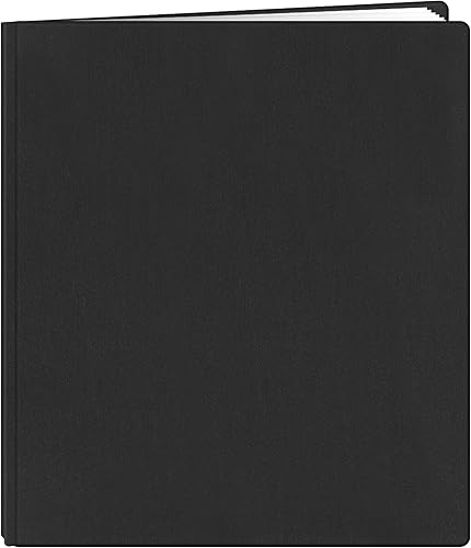 Pioneer FTM15BK Family Treasures Deluxe - Libro de recuerdos de 12 x 15 pulgadas con cubierta de tela, color negro