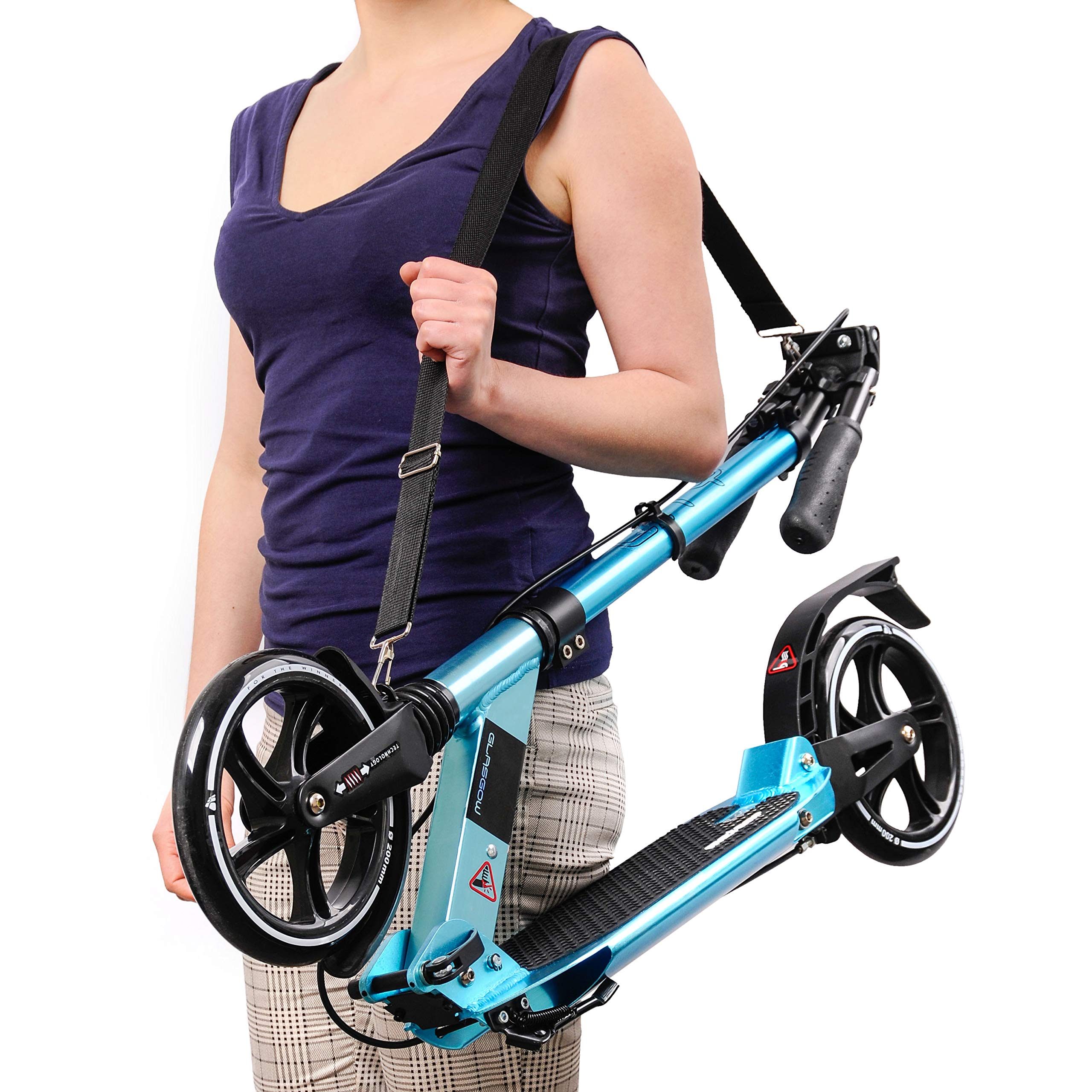 Meteor Trottinette Pro Kickscooter Sport Cityroller Trick Trottinette Jump Kickboard Street Roller pour Enfants, Jeunes Adultes