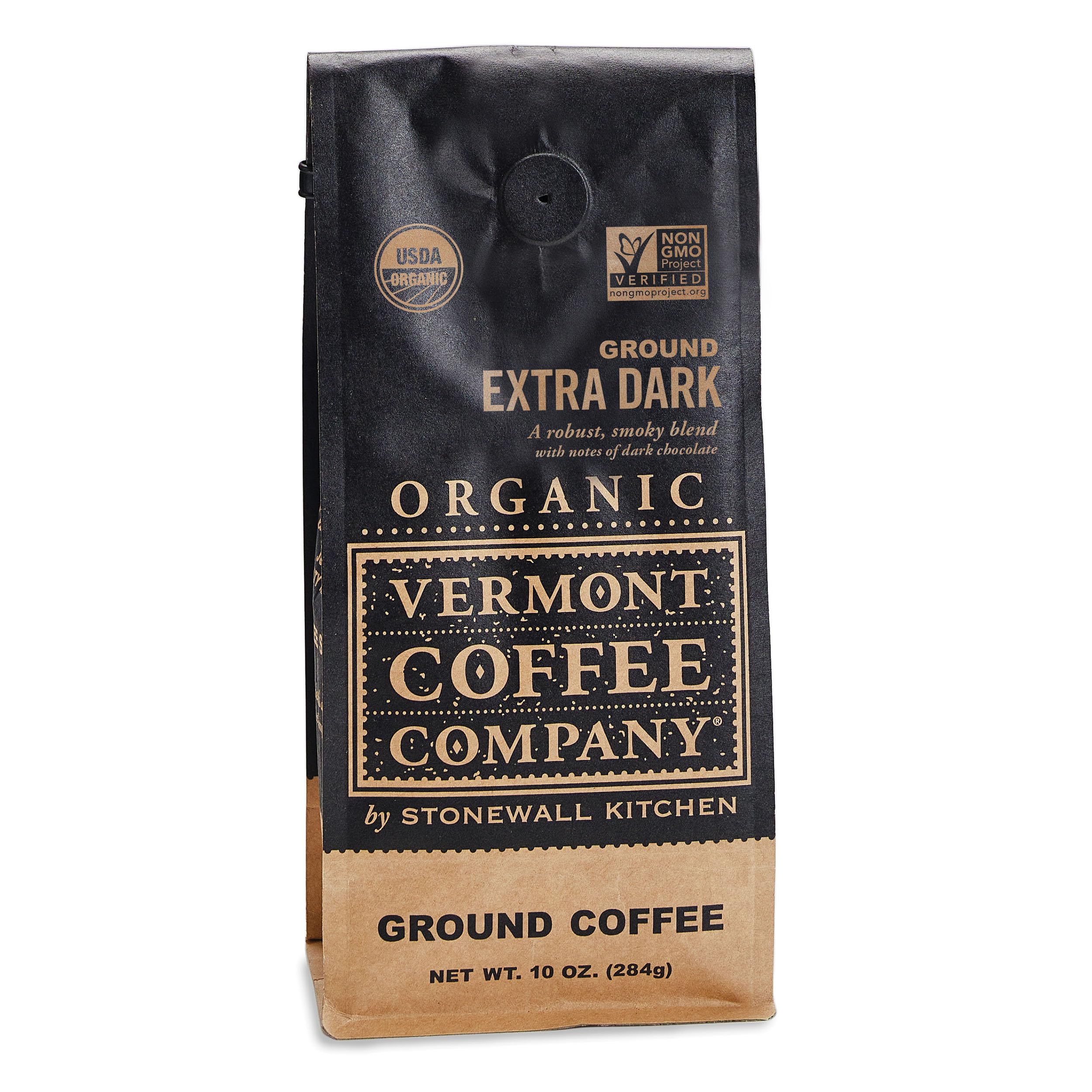 Vermont Coffee Company, Organic Extra Dark Roast Ground Coffee, 10oz., Made in the USA