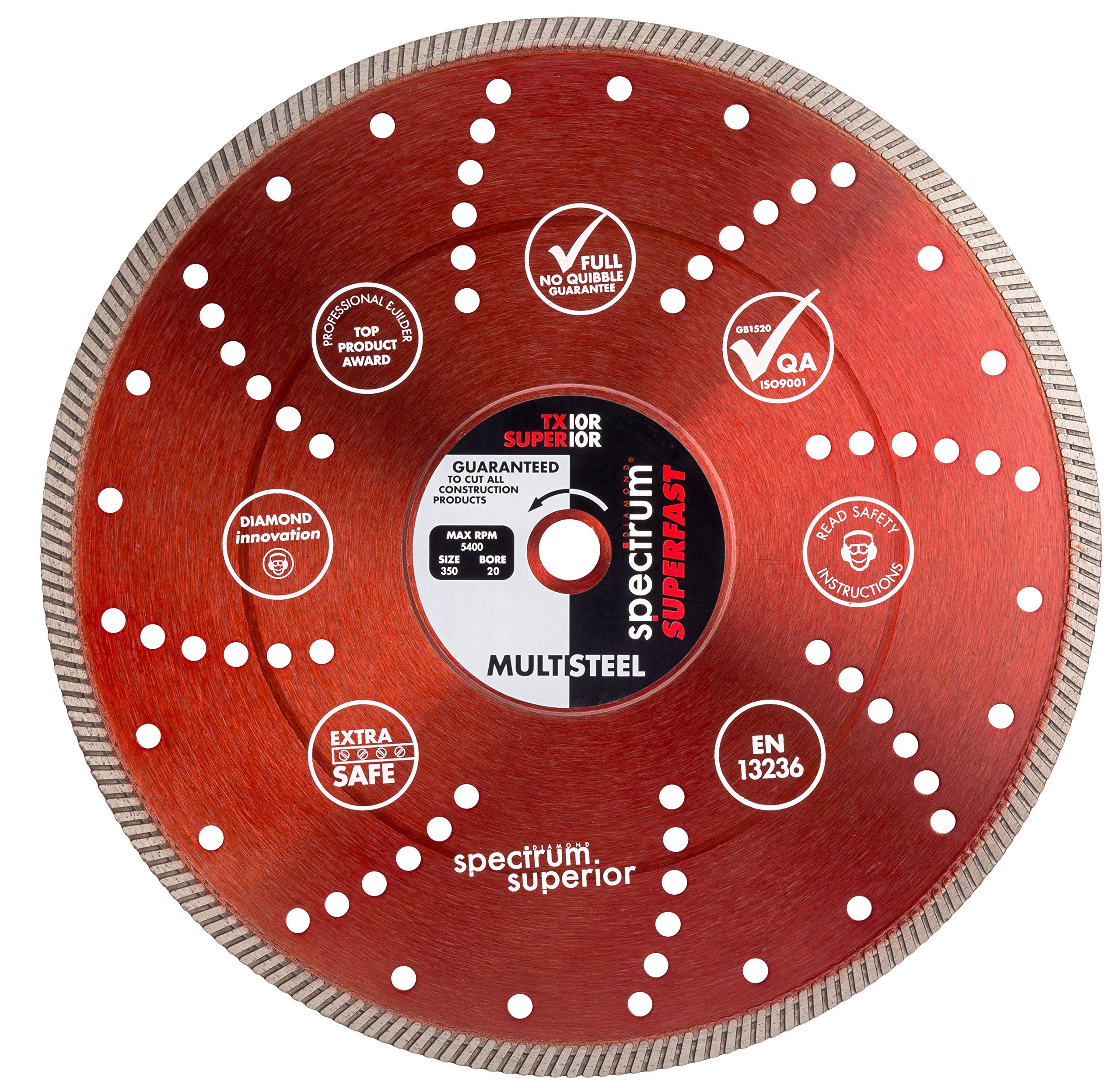 Ox Group Uk Ox Tools Mcx350/20 Spectrum Superior Supercut Dia Blade - Concrete / Gp - 350/20Mm Ea