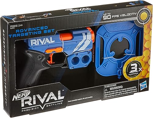 Miniatura 2 de Nerf Rival Advanced Targeting Set 90 FPS 3 Rondas Incluidas Team Blue Target LJB