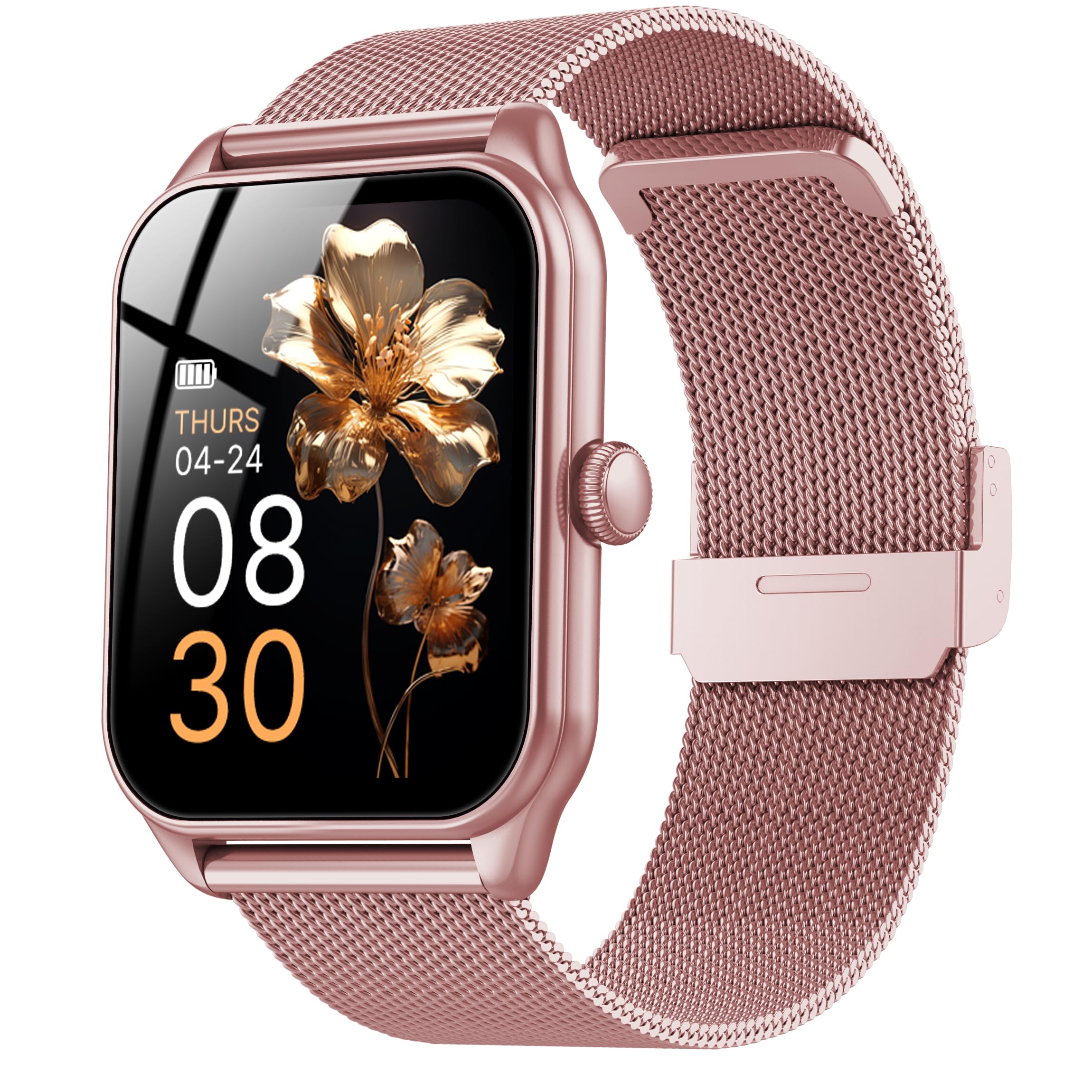 Smartwatch da donna con funzione telefonica, touch screen da 1,83", fitness tracker, 120+ modalità sportive, IP68, impermeabile, smart watch con frequenza cardiaca, monitor del sonno, contapassi, per