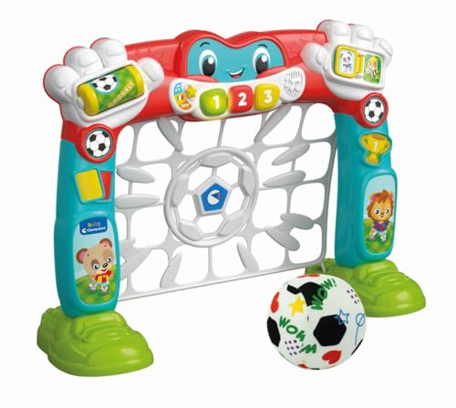 Tiboot il mio obiettivo di calcio-Effetti 3 pulsanti sonori colorati + luminosi + contenuti Include una palla morbida-Giochi educativi per bambini-Da 18 mesi Colore Multicolroe 52844