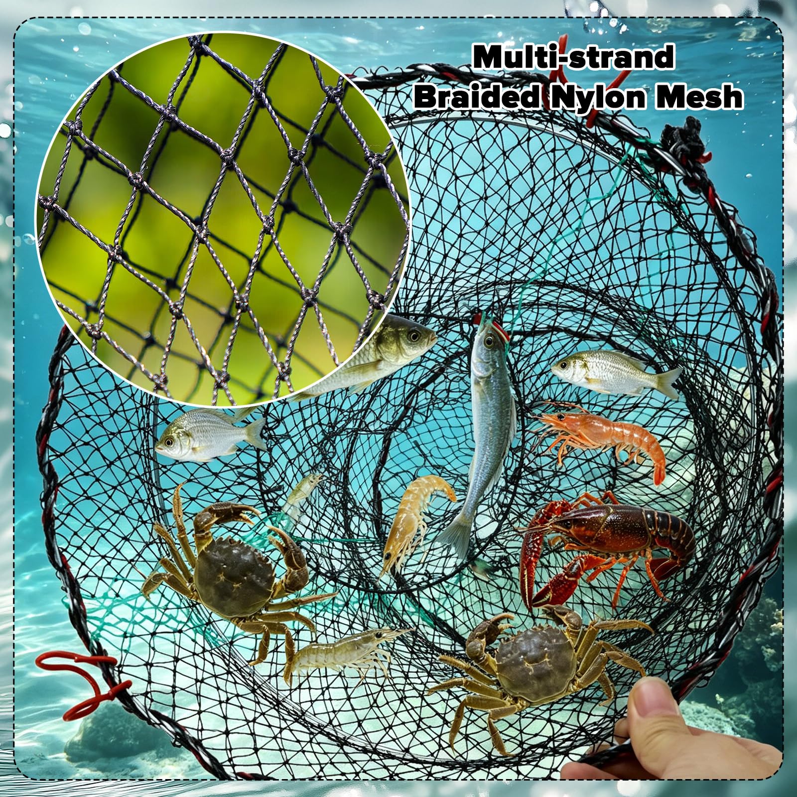 Fischreuse Reuse Fisch Krebsreuse Köderfischreuse 30x65cm