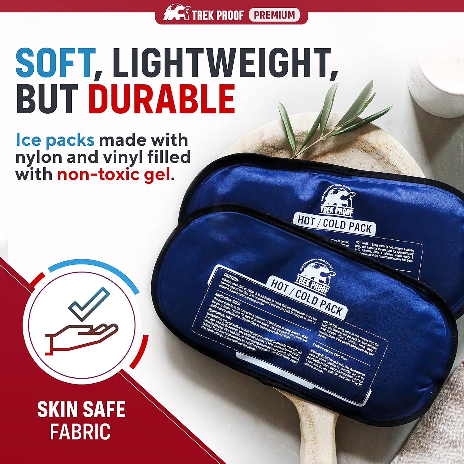 Reusable Hot and Cold Therapy Gel Wrap 