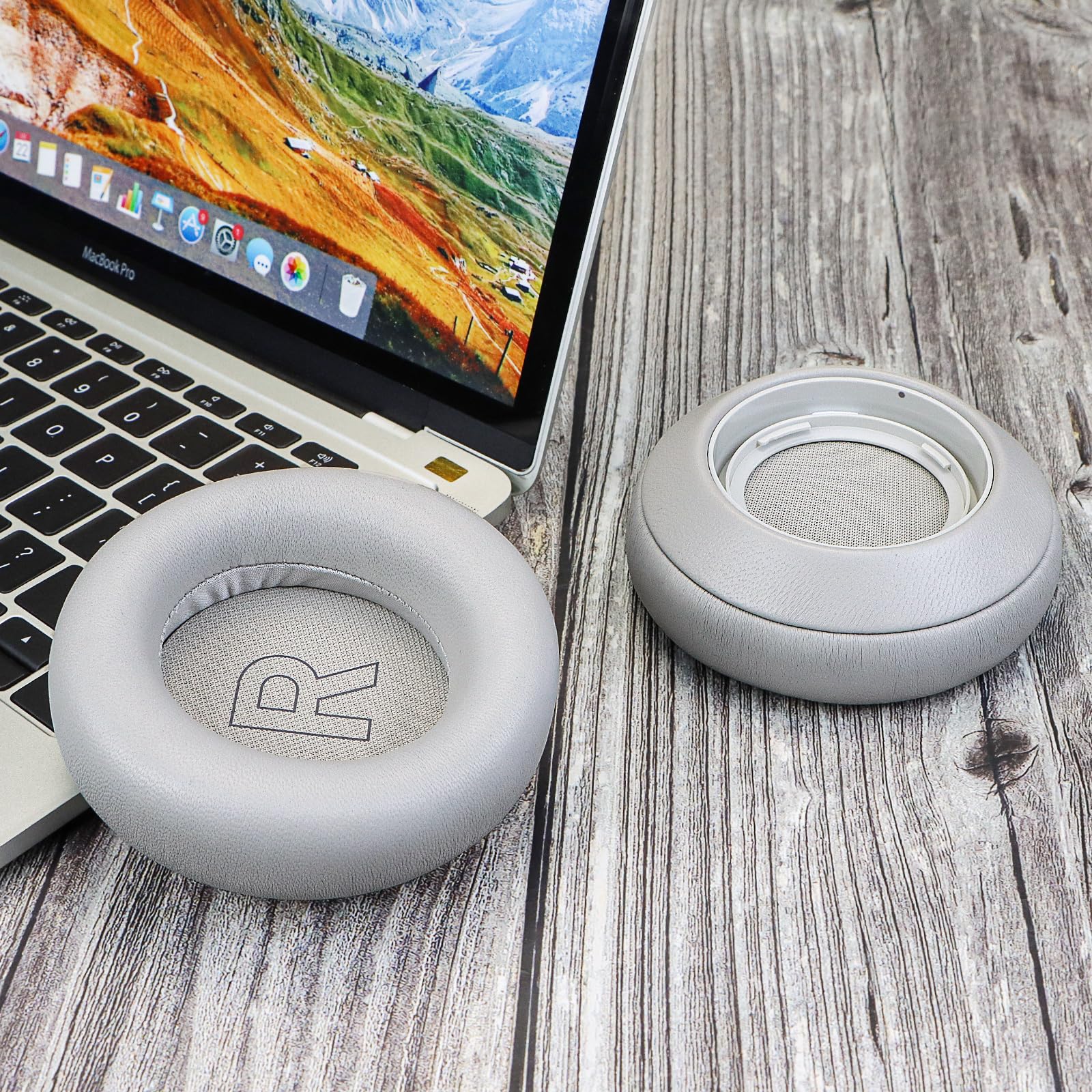 Cuscinetti auricolari di ricambio in pelle di agnello, per cuffie Bang & Olufsen Beoplay Portal wireless con cancellazione del rumore, cuscinetti per cuffie da gioco, con isolamento acustico in